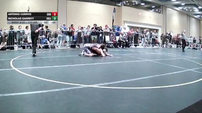 113 lbs Consi Of 32 #2 - Antonio Cuervo, Christopher Columbus HS vs Nicholas Garrett, Orland Wrestling