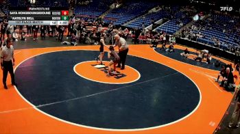 100 lbs 1st Place Match - Katelyn Bell, Lombard (Montini) vs Saya Hongmoungkhoune, Rockford (East)