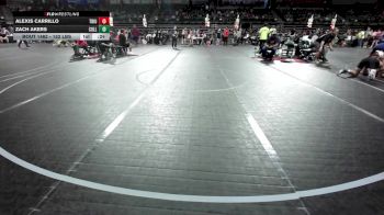 152 lbs 5th Place - Alexis Carrillo, Triumph Trained vs Zach Akers, Collingswood