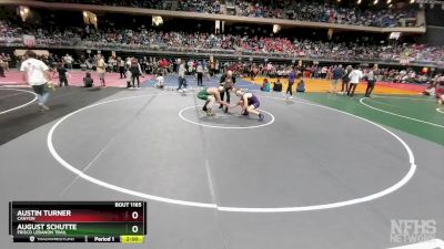 5A 144 lbs Quarterfinal - August Schutte, Frisco Lebanon Trail vs Austin Turner, Canyon