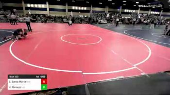 102 lbs Consi Of 16 #2 - Brock Santa Maria, Chain Wr Ac vs Niamiah Naranjo, 208 Spartans