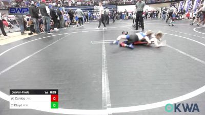 67 lbs Quarterfinal - Whitlee Combs, Cowboy Wrestling Club vs Camden Cloyd, Noble Takedown Club