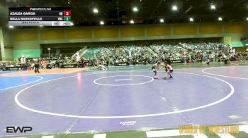 40 lbs 3rd Place - Azalea Garcia, Red Wave Wrestling vs Bella Baskerville, Victory