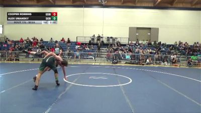 Cons. Round 3 - Alex Umansky, SACRAMENTO STATE Men vs Cooper Robbins, Utah State MEN