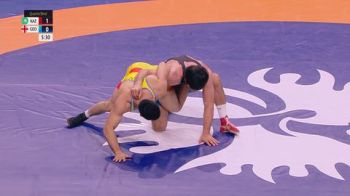 92 kg 1/4 Final - Azamat Dauletbekov, Kazakhstan vs Miriani Maisuradze, Georgia