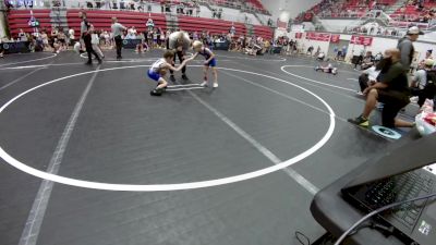 46-49 lbs Round Of 16 - Max Marsh, Noble Takedown Club vs Knoxson Leslie, Choctaw Ironman Youth Wrestling