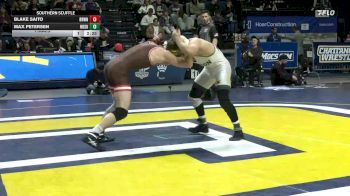 157 lbs Final - Blake Saito, Brown vs Max Petersen, North Dakota State