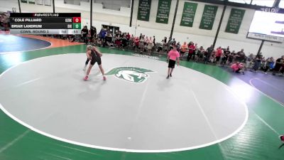126-140 lbs Cons. Round 2 - Cole Pilliard, Triad Knights WC vs Briar Landrum, Hannibal