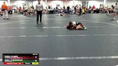 80 lbs Round 1 - Yareli Flores, Warriors Of Christ (WOC) vs Keira Cunningham, Unattached