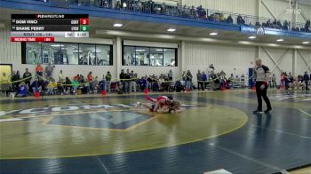 141 lbs Cons. Round 1 - Shane Perry, Lycoming vs Dom Vinci, Cortland State