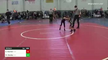 49 lbs Quarterfinal - Oscar Mortensen, Unattached vs Tristen Craft, Purebred Elite