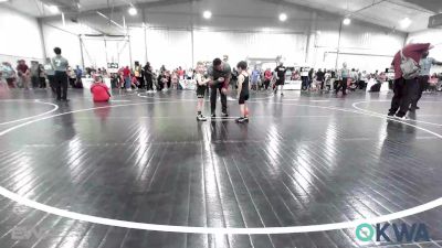 43 lbs Round Of 16 - Logan Wakefield, Keystone Kids Wrestling Club vs Dawson Wise, Tecumseh Youth Wrestling