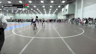 182 lbs Consi Of 16 #1 - Steve Olson, PA vs Samuel Aruwajoye, RI