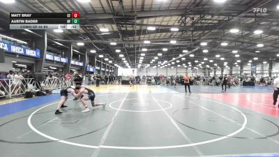 132 lbs Consi Of 64 #2 - Matt Bray, CT vs Austin Bader, NY