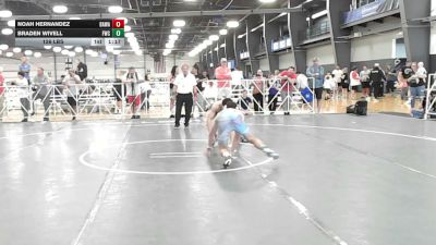126 lbs Rr Rnd 1 - Noah Hernandez, BAWA GOLD - HSB vs Braden Wivell, Freakztyle Elite - HSB