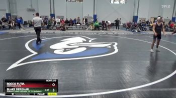 133 lbs Quarterfinal - Rocco Futia, Cortland State vs Blake Dergham, Pennsylvania College Of Technology