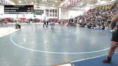 132 lbs Quarterfinal - Josiah Gonzalez, ASG Wrestling vs Gavin Cortez, Pacifica (OX)