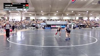 Girls 107 lbs Cons. Semi - Justine Su, Collierville High School vs Anete Rodriguez, Clarksville High School