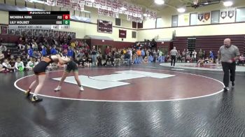 JV-9 lbs Semifinal - McKena Kirk, Prairie, Cedar Rapids vs Lily Kolbet, Osage