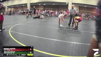 72 lbs Round 5 (6 Team) - Romeo Moten, Ohio Heroes vs Brycen Bolin, Team Palmetto
