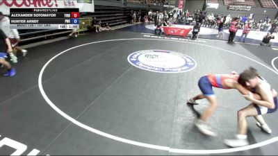 157 lbs Champ. Rd Of 16 - Alexander Sotomayor, Temecula Valley High School Wrestling vs Hunter Arndt, Petaluma Wrestling Club