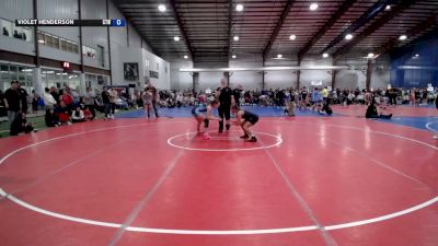 125 lbs Rr Rnd 3 - Briana Dugo, Elite Aqua - HSG vs Violet Henderson, Cordoba Trained - HSG