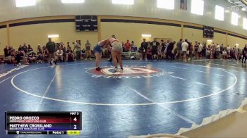 215 lbs Cons. Round 3 - Pedro Orozco, Greenwood Wrestling Club vs Matthew Crossland, Rochester Wrestling Club