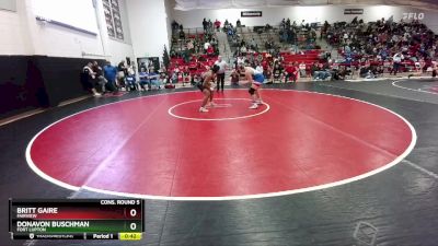 190 lbs Cons. Round 5 - Donavon Buschman, Fort Lupton vs Britt Gaire, Fairview