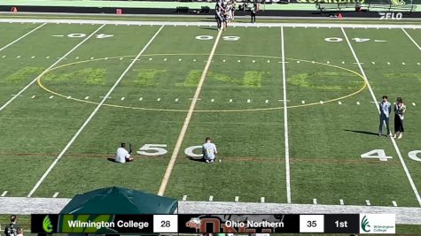 Replay: Ohio Northern vs Wilmington | Sep 27 @ 1 PM