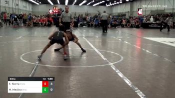 80 lbs Prelims - Edwin Sierra, POWA vs Mikey Medina, Black Fox Elite