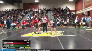 145 lbs Champ. Round 2 - Angelo Olsen, Palo Verde vs Talen Jones, Liberty