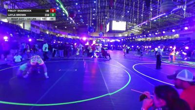 145 lbs Consi Of 8 #2 - Finley Sharrock, Liberty Common vs Layla Brown, Standfast