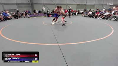 215 lbs Round 2 (8 Team) - Logan Tollison, Michigan vs Mason Villwok, Nebraska