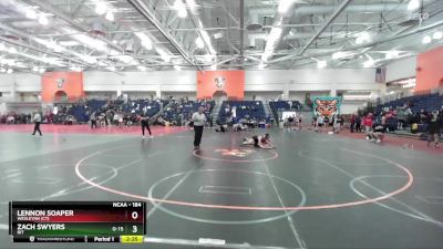 184 lbs Champ. Round 1 - Zach Swyers, RIT vs Lennon Soaper, Wesleyan (CT)