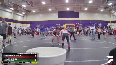 85 lbs Round 1 - David Bodford Jr, West Wateree Wrestling Club vs James Butler, Cane Bay Cobras