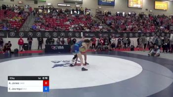 55 kg Cons 4 - Amani Jones, Cardinal Wrestling Club vs Ella Jauregui, California