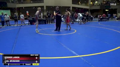 126 lbs Semifinal - Konner Larkin, AZ vs Cael Brubaker, TX