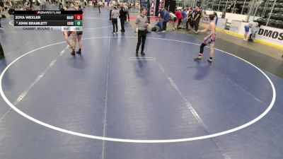 16U Boys - 190 lbs Champ. Round 2 - Ayden Stockwell, Waupun Youth Wrestling Club vs Gage Herrin, Cardinal Wrestling Club