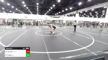 98 lbs Consi Of 4 - Maximus Durrer, Oakdale, Wrestling vs Robert Green, Silverback WC