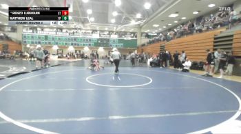 150 lbs Champ. Round 3 - Matthew Leal, Villa Park vs Renzo Lubuguin, Cherokee Trail