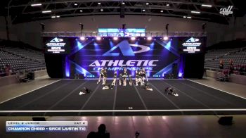 Champion Cheer - Spice (Justin TX) [2026 L2 Junior Day 2] 2026 Athletic Championships Garland Nationals