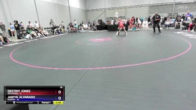 100 lbs Round 1 (8 Team) - Destiny Jones, Oklahoma vs Jaidyn Alvarado, Kansas