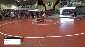 152 lbs Quarterfinal - Kolby Allred, Va vs Jake Baier, Va