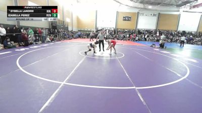 114 lbs Round Of 16 - Sybella Landrie, Berlin vs Izabella Perez, Putnam