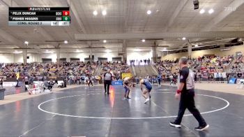 A 157 lbs Cons. Round 2 - Felix Duncan, David Crockett High School vs Fisher Higgins, Soddy Daisy High School