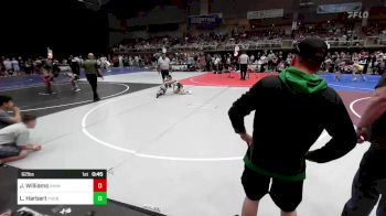 62 lbs Quarterfinal - Jade Williams, Animal House WC vs Levi Harbert, Pueblo County WC