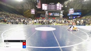 117 lbs Rnd Of 64 - Isabella West, Georgia vs LilyAnn Blair, Tennessee