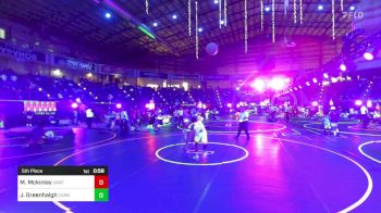 113 lbs 5th Place - Max Mckinlay, Unattached vs Jantz Greenhalgh, Carbon WC