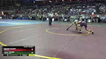 Champ. Round 1 - Cole Toline, Lincoln East vs Devan Schmit, Norfolk