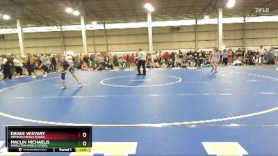 100 lbs Cons. Round 4 - Maclin Michaelis, Middleton Middle School vs Drake Wisvary, Meridian Middle School